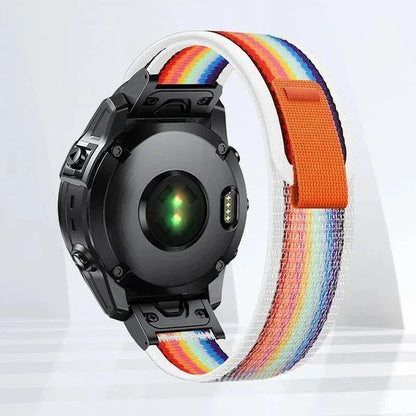 Nylon Strap for Garmin – High Quality Watch Loop Band, Compatible with Fenix 7X, 6, 6X, 6S Pro, 5, 5X, 5S Plus, 3, 3HR, Forerunner 945 (20mm, 22mm, 26mm) - Wearable Upgrades 