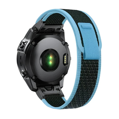 Nylon Strap for Garmin – High Quality Watch Loop Band, Compatible with Fenix 7X, 6, 6X, 6S Pro, 5, 5X, 5S Plus, 3, 3HR, Forerunner 945 (20mm, 22mm, 26mm) - Wearable Upgrades 
