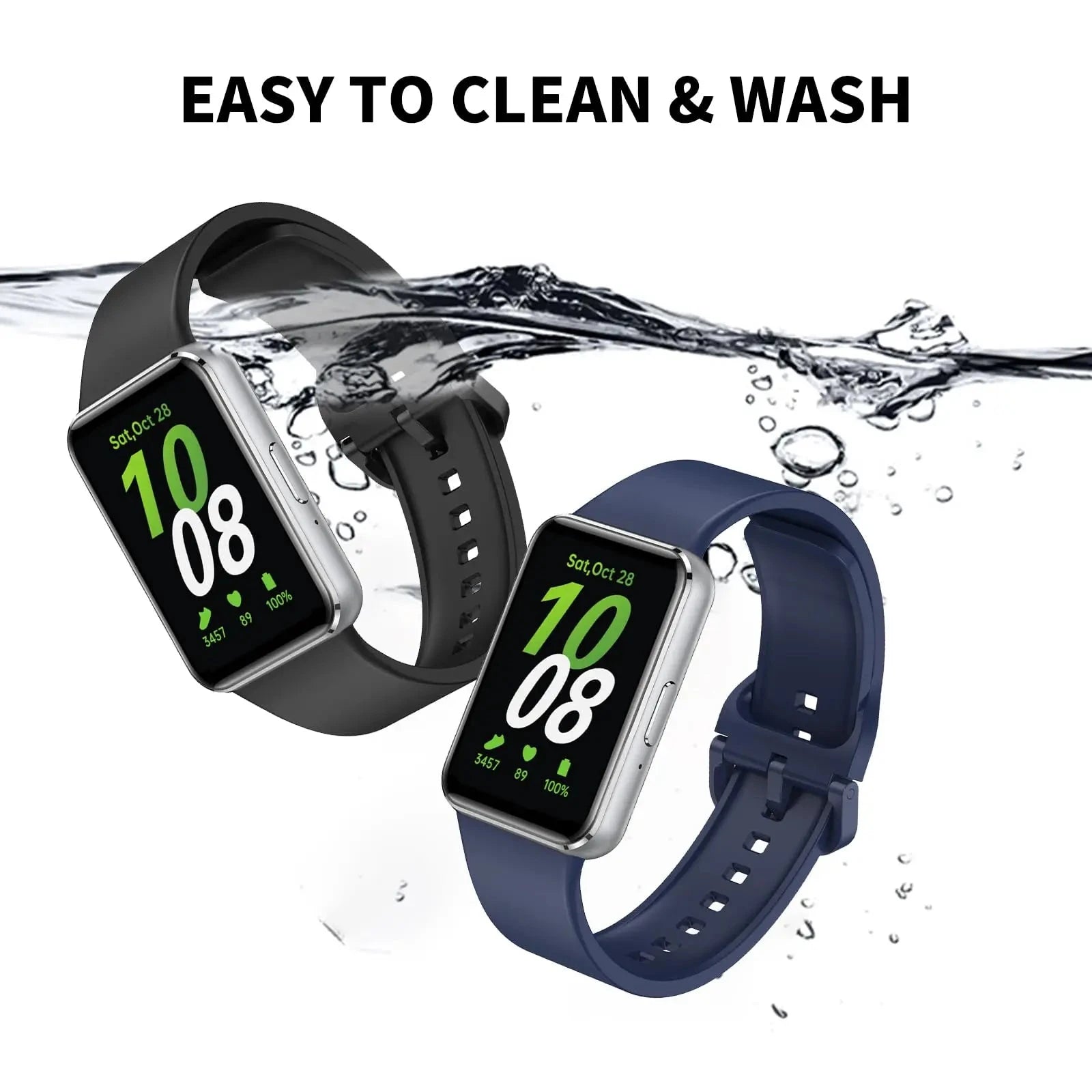 Original Silicone Loop for Samsung Galaxy Fit 3 – Durable Sport Rubber Bracelet, Compatible with Samsung Galaxy Fit3 Smartwatch Band Accessories - Wearable Upgrades 