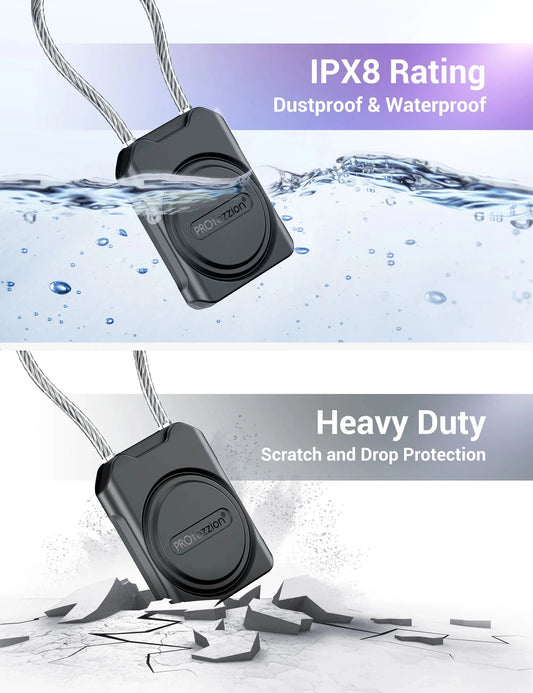 Protective Case for Apple AirTags – Secure Keychain Holder with Anti-Lost GPS Tracker, Waterproof Design, and Durable Cable – Available in 6 Colors - Wearable Upgrades 