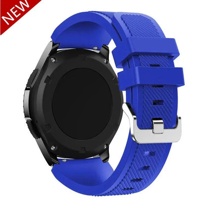Silicone Band for Samsung Galaxy Watch – Soft & Durable, Compatible with 20mm & 22mm Models, Including Galaxy Watch 3, Gear S3 Frontier, Huawei GT 2/2E & More - Wearable Upgrades 