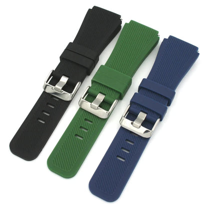 Silicone Band for Samsung Galaxy Watch – Soft & Durable, Compatible with 20mm & 22mm Models, Including Galaxy Watch 3, Gear S3 Frontier, Huawei GT 2/2E & More - Wearable Upgrades 