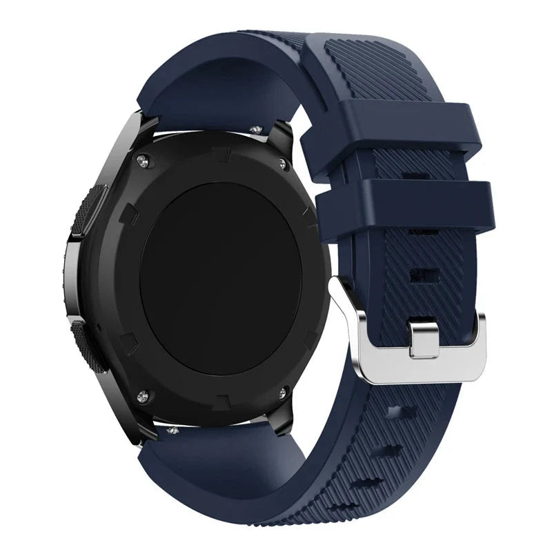 Silicone Band for Samsung Galaxy Watch – Soft & Durable, Compatible with 20mm & 22mm Models, Including Galaxy Watch 3, Gear S3 Frontier, Huawei GT 2/2E & More - Wearable Upgrades 