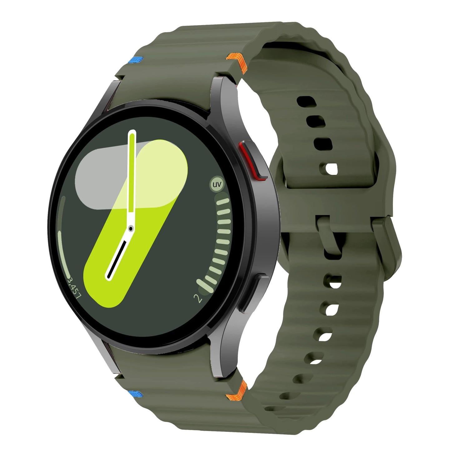 Silicone Sport Band for Samsung Galaxy Watch 7, FE, 6, 5 Pro, 4 Classic – Compatible with 40mm, 42mm, 43mm, 44mm, 46mm, 47mm – Original Correa Bracelet Strap - Wearable Upgrades 