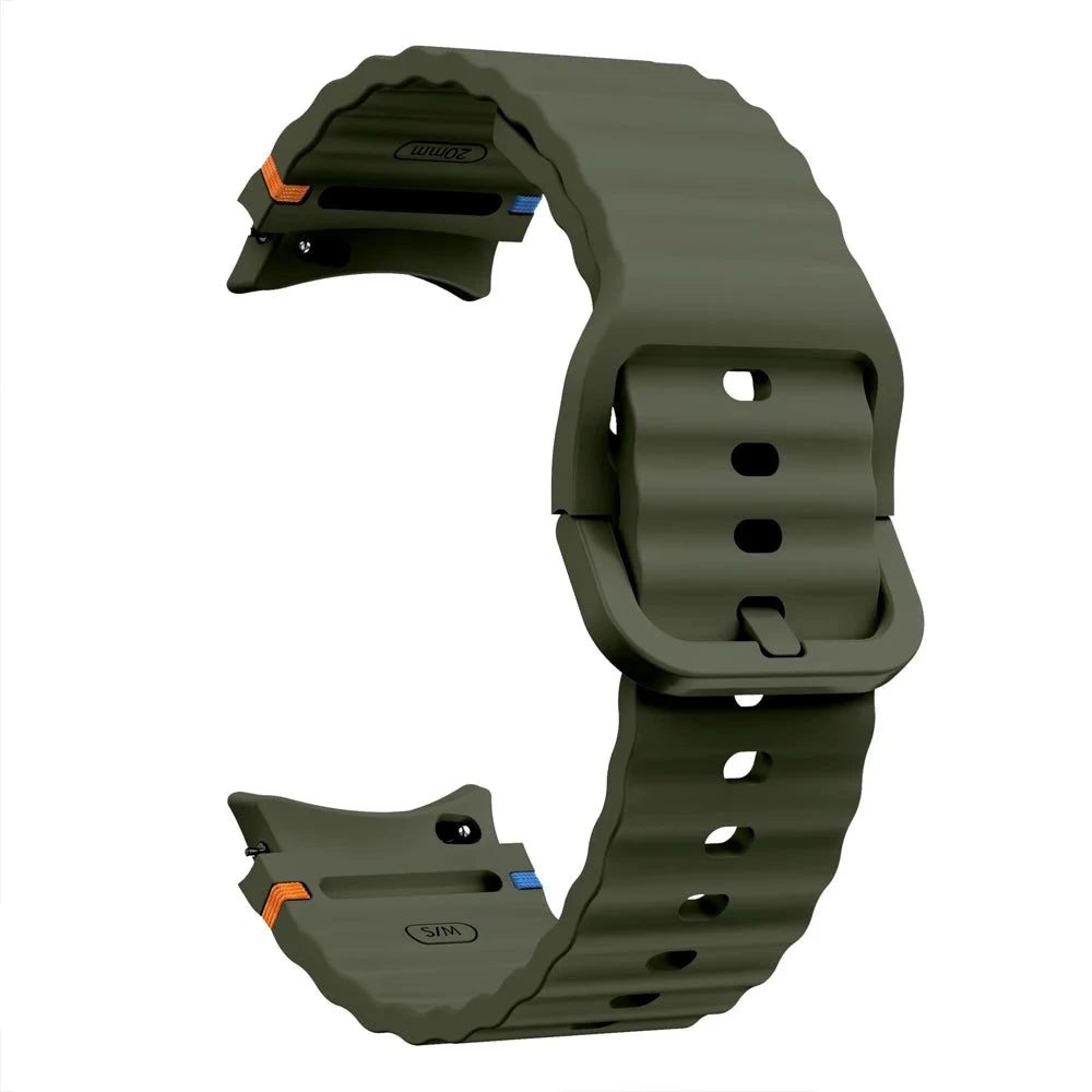 Silicone Sport Band for Samsung Galaxy Watch 7, FE, 6, 5 Pro, 4 Classic – Compatible with 40mm, 42mm, 43mm, 44mm, 46mm, 47mm – Original Correa Bracelet Strap - Wearable Upgrades 