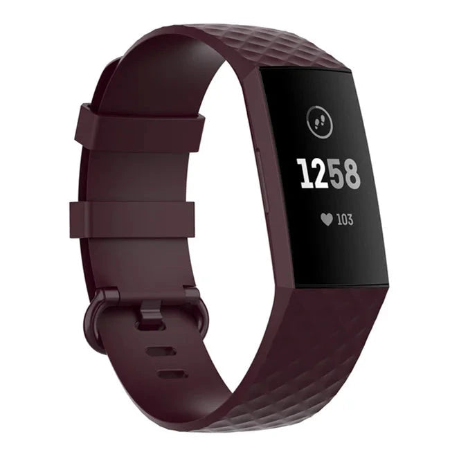 Silicone Strap for Fitbit Charge – Replacement Wristband Sport Bracelet, Compatible with Charge 4, Charge 3 SE Smart Watch - Wearable Upgrades 