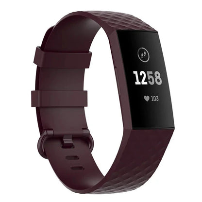 Silicone Strap for Fitbit Charge – Replacement Wristband Sport Bracelet, Compatible with Charge 4, Charge 3 SE Smart Watch - Wearable Upgrades 