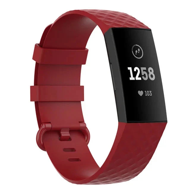 Silicone Strap for Fitbit Charge – Replacement Wristband Sport Bracelet, Compatible with Charge 4, Charge 3 SE Smart Watch - Wearable Upgrades 
