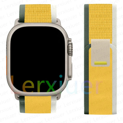 Trail Loop Strap for Apple Watch Ultra 2 – Adjustable Band Compatible with 38mm, 40mm, 41mm, 42mm, 44mm, 45mm, 46mm, and 49mm (Series 3, 5, 6, 7, 8, 9, 10, SE) - Wearable Upgrades 