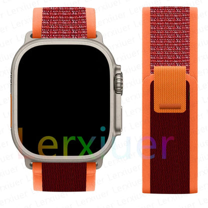 Trail Loop Strap for Apple Watch Ultra 2 – Adjustable Band Compatible with 38mm, 40mm, 41mm, 42mm, 44mm, 45mm, 46mm, and 49mm (Series 3, 5, 6, 7, 8, 9, 10, SE) - Wearable Upgrades 