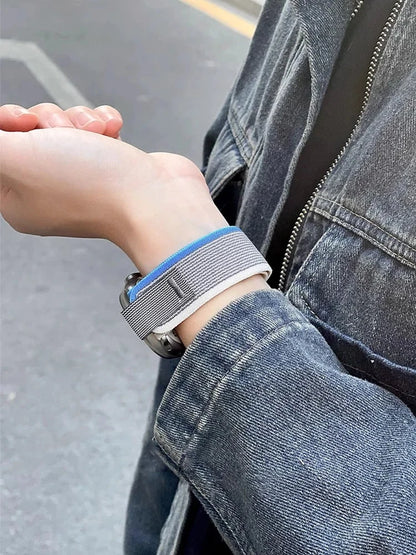 Trail Loop Strap for Apple Watch Ultra 2 – Adjustable Band Compatible with 38mm, 40mm, 41mm, 42mm, 44mm, 45mm, 46mm, and 49mm (Series 3, 5, 6, 7, 8, 9, 10, SE) - Wearable Upgrades 