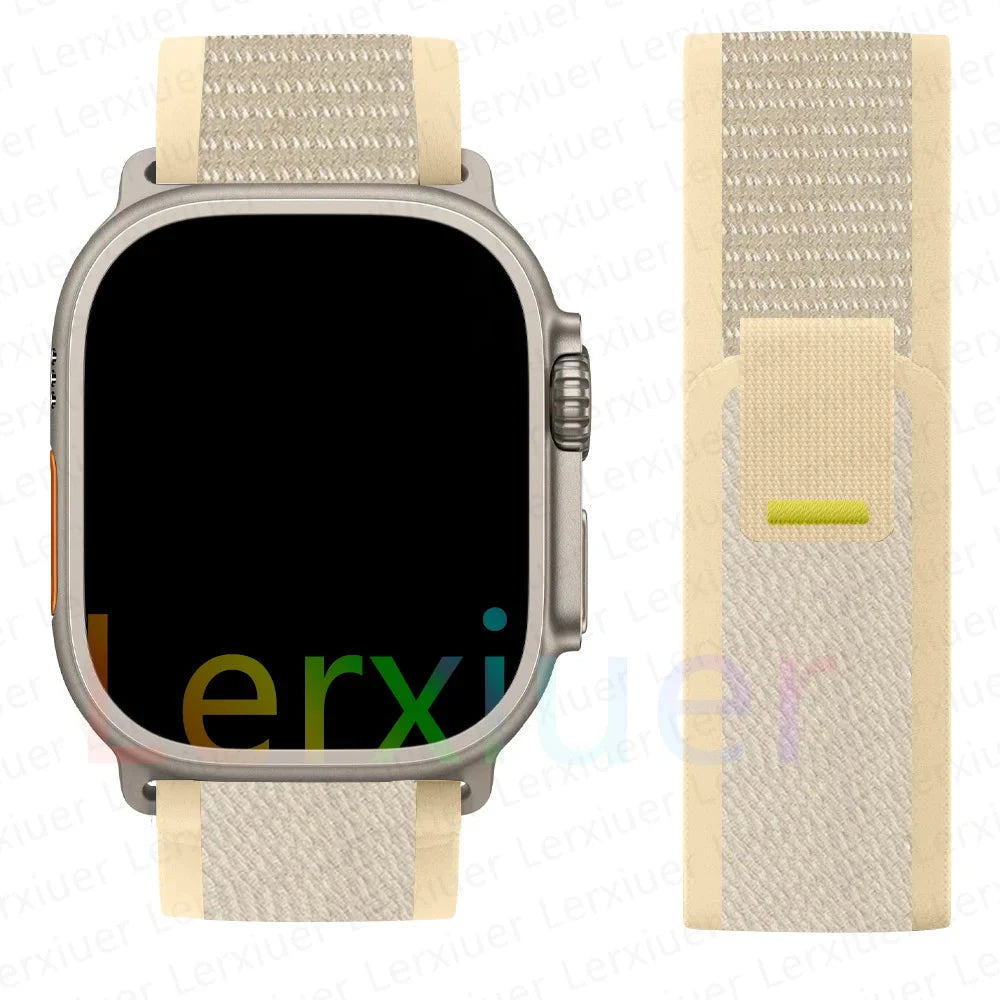 Trail Loop Strap for Apple Watch Ultra 2 – Adjustable Band Compatible with 38mm, 40mm, 41mm, 42mm, 44mm, 45mm, 46mm, and 49mm (Series 3, 5, 6, 7, 8, 9, 10, SE) - Wearable Upgrades 