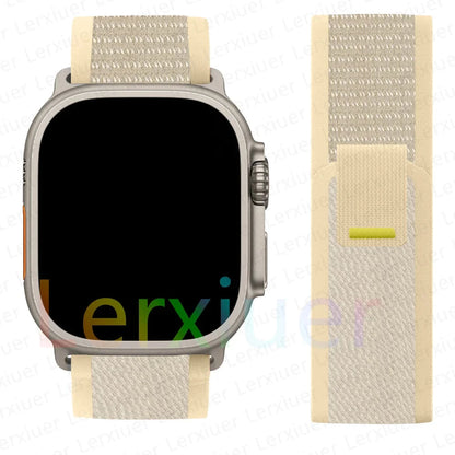 Trail Loop Strap for Apple Watch Ultra 2 – Adjustable Band Compatible with 38mm, 40mm, 41mm, 42mm, 44mm, 45mm, 46mm, and 49mm (Series 3, 5, 6, 7, 8, 9, 10, SE) - Wearable Upgrades 