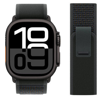 Trail Loop Strap for Apple Watch Ultra 2 – Adjustable Band Compatible with 38mm, 40mm, 41mm, 42mm, 44mm, 45mm, 46mm, and 49mm (Series 3, 5, 6, 7, 8, 9, 10, SE) - Wearable Upgrades 