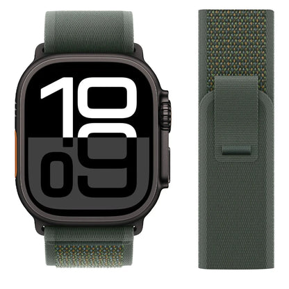 Trail Loop Strap for Apple Watch Ultra 2 – Adjustable Band Compatible with 38mm, 40mm, 41mm, 42mm, 44mm, 45mm, 46mm, and 49mm (Series 3, 5, 6, 7, 8, 9, 10, SE) - Wearable Upgrades 