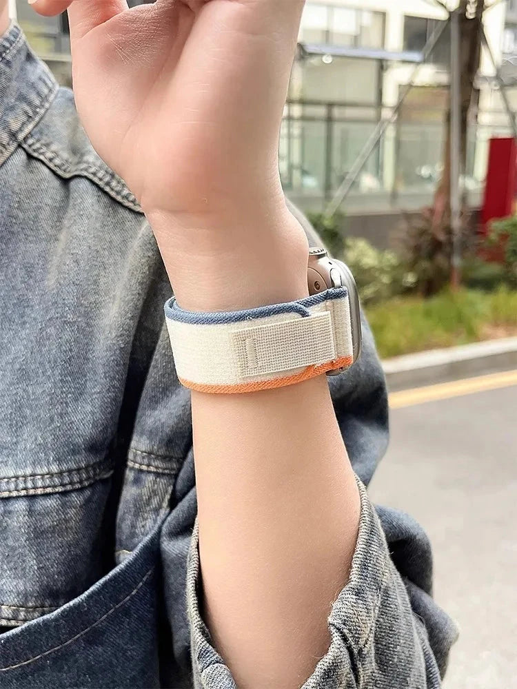Trail Loop Strap for Apple Watch Ultra 2 – Adjustable Band Compatible with 38mm, 40mm, 41mm, 42mm, 44mm, 45mm, 46mm, and 49mm (Series 3, 5, 6, 7, 8, 9, 10, SE) - Wearable Upgrades 