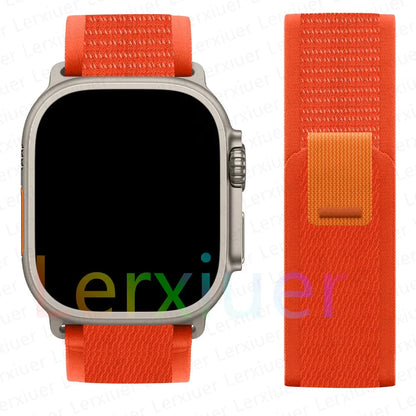 Trail Loop Strap for Apple Watch Ultra 2 – Adjustable Band Compatible with 38mm, 40mm, 41mm, 42mm, 44mm, 45mm, 46mm, and 49mm (Series 3, 5, 6, 7, 8, 9, 10, SE) - Wearable Upgrades 