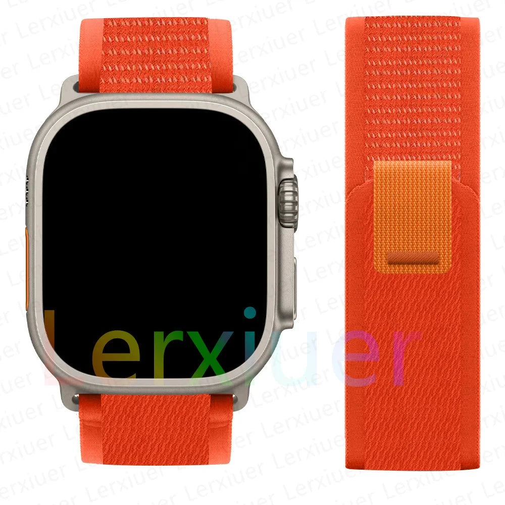 Trail Loop Strap for Apple Watch Ultra 2 – Durable, Comfortable Band Compatible with 49mm, 46mm, 45mm, 44mm, 42mm, 41mm, and 40mm (Series 5, 6, 7, 8, 9, 10, SE) - Wearable Upgrades 