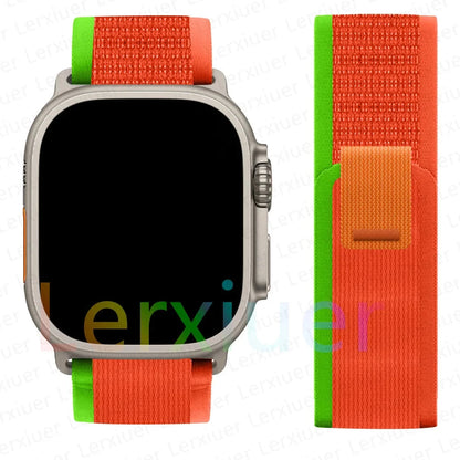 Trail Loop Strap for Apple Watch Ultra 2 – Durable, Comfortable Band Compatible with 49mm, 46mm, 45mm, 44mm, 42mm, 41mm, and 40mm (Series 5, 6, 7, 8, 9, 10, SE) - Wearable Upgrades 