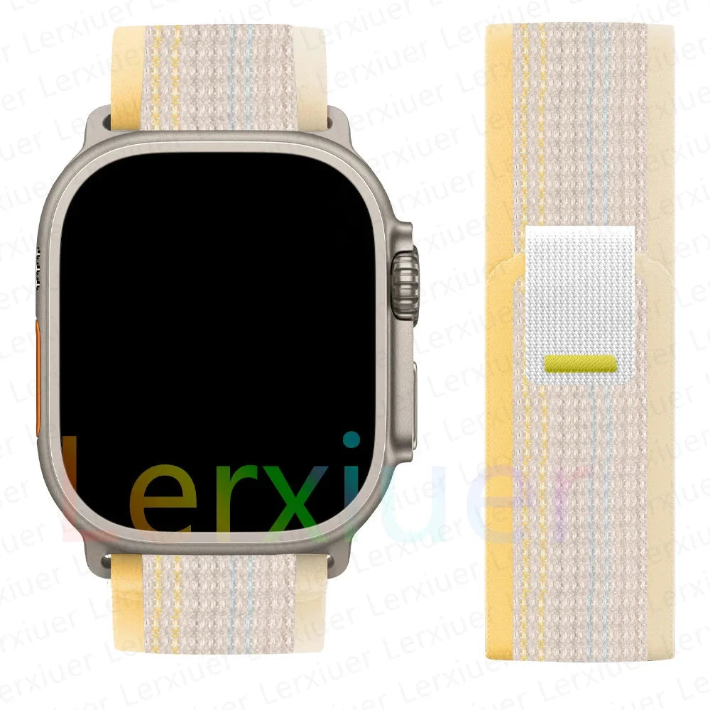 Trail Loop Strap for Apple Watch Ultra 2 – Durable, Comfortable Band Compatible with 49mm, 46mm, 45mm, 44mm, 42mm, 41mm, and 40mm (Series 5, 6, 7, 8, 9, 10, SE) - Wearable Upgrades 