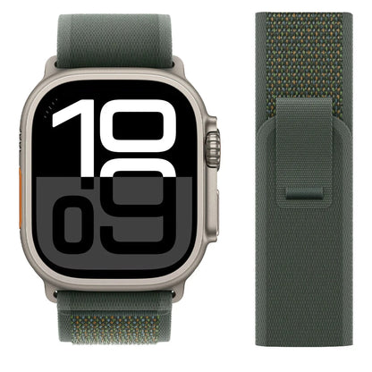 Trail Loop Strap for Apple Watch Ultra 2 – Durable, Comfortable Band Compatible with 49mm, 46mm, 45mm, 44mm, 42mm, 41mm, and 40mm (Series 5, 6, 7, 8, 9, 10, SE) - Wearable Upgrades 