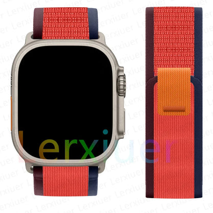 Trail Loop Strap for Apple Watch Ultra 2 – Durable, Comfortable Band Compatible with 49mm, 46mm, 45mm, 44mm, 42mm, 41mm, and 40mm (Series 5, 6, 7, 8, 9, 10, SE) - Wearable Upgrades 