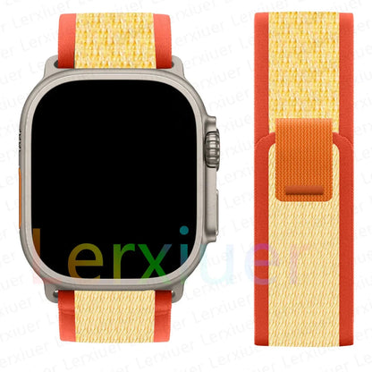 Trail Loop Strap for Apple Watch Ultra 2 – Durable, Comfortable Band Compatible with 49mm, 46mm, 45mm, 44mm, 42mm, 41mm, and 40mm (Series 5, 6, 7, 8, 9, 10, SE) - Wearable Upgrades 