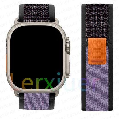 Trail Loop Strap for Apple Watch Ultra 2 – Durable, Comfortable Band Compatible with 49mm, 46mm, 45mm, 44mm, 42mm, 41mm, and 40mm (Series 5, 6, 7, 8, 9, 10, SE) - Wearable Upgrades 