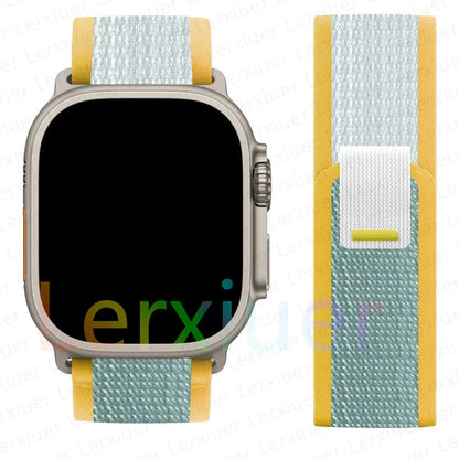 Trail Loop Strap for Apple Watch Ultra 2 – Durable, Comfortable Band Compatible with 49mm, 46mm, 45mm, 44mm, 42mm, 41mm, and 40mm (Series 5, 6, 7, 8, 9, 10, SE) - Wearable Upgrades 
