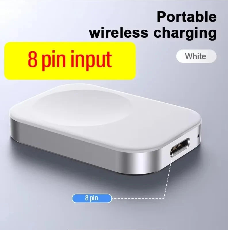 VIKEFON Portable Wireless Charger for Apple Watch SE – Magnetic USB Charger for iWatch Series 9, 8, 7, 6, 5, 4, SE – Fast Charging Station - Wearable Upgrades 