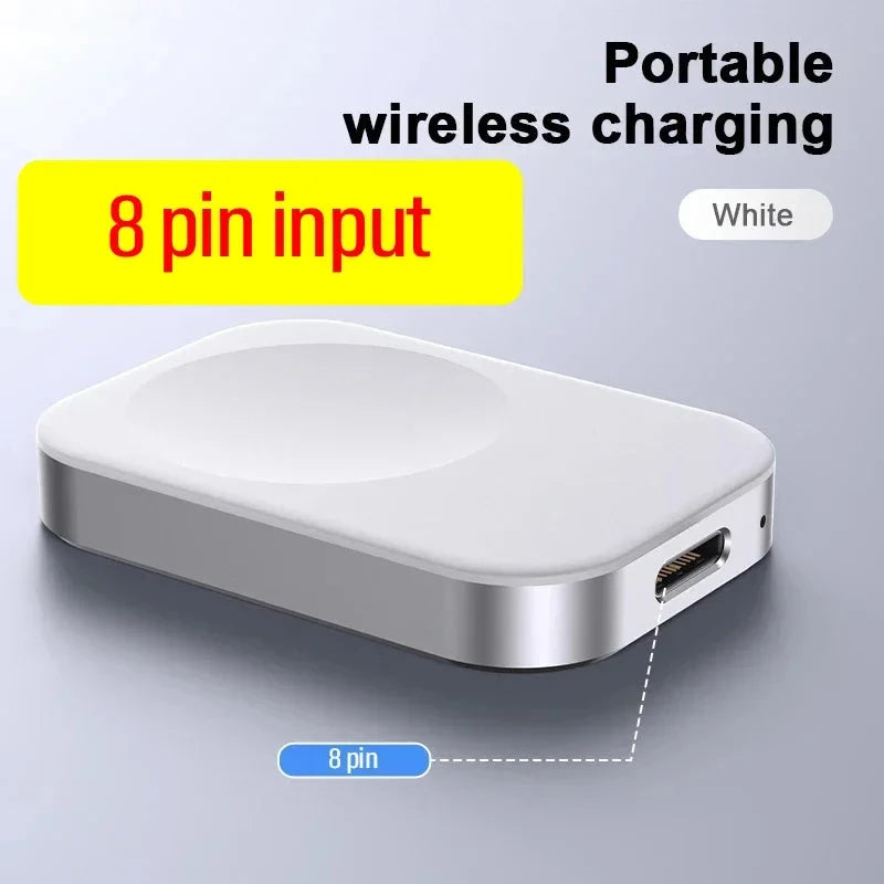 VIKEFON Portable Wireless Charger for Apple Watch SE – Magnetic USB Charger for iWatch Series 9, 8, 7, 6, 5, 4, SE – Fast Charging Station - Wearable Upgrades 